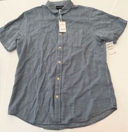 NEW Lucky Brand Men's Short-Sleeve Button-Up Shirt (Size M)