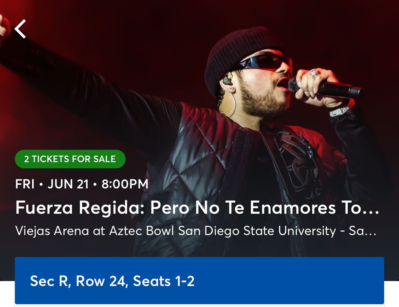 San Diego Fuerza Regida Tickets