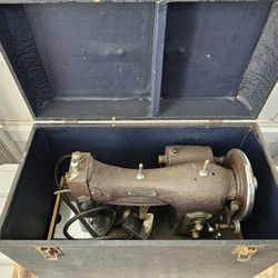 Vintage sewinaring machine.