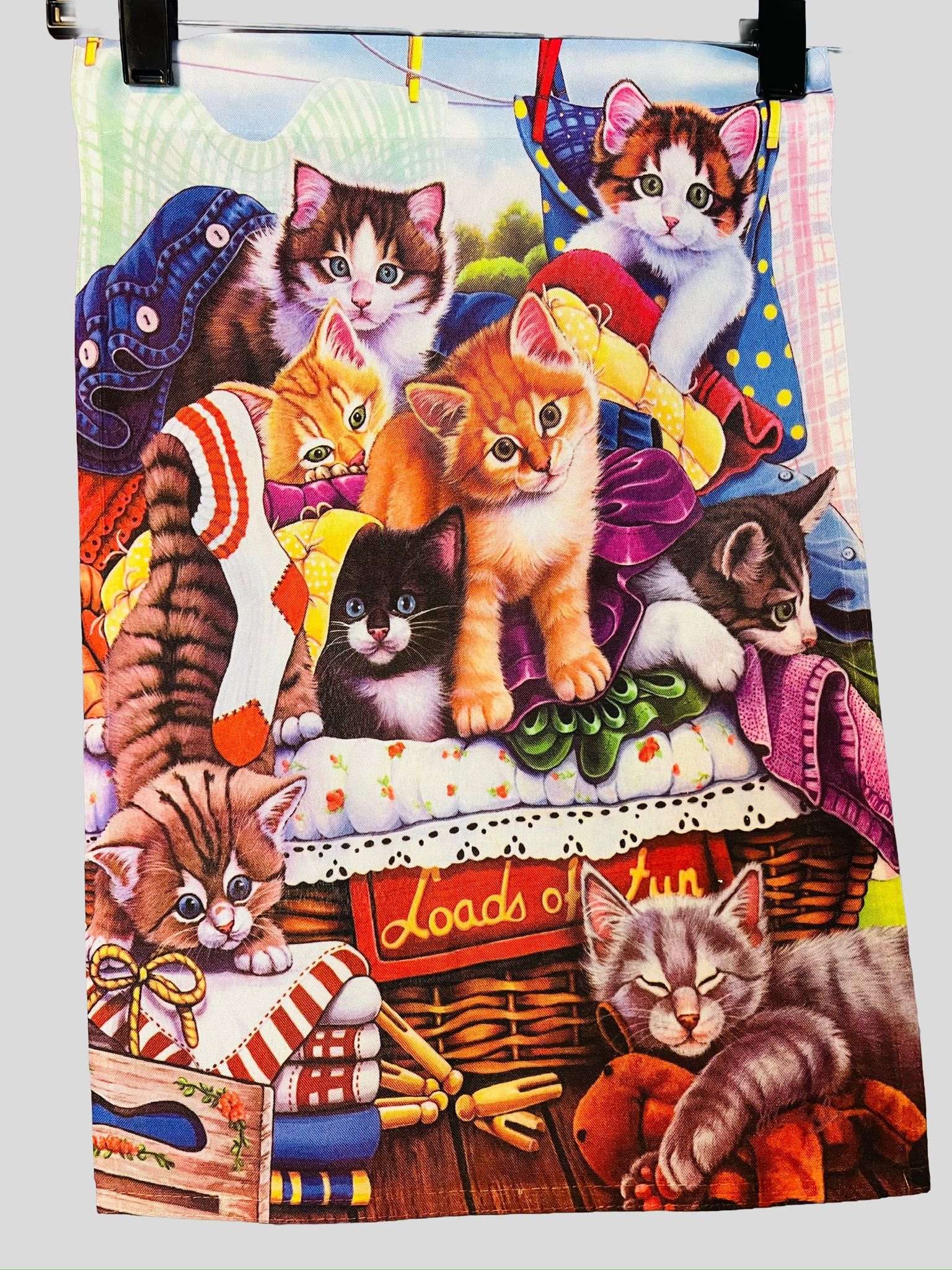 Loads Of Fun Outdoor Kitten Flag
