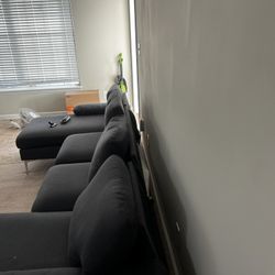 Blue Sectional couch