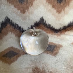 Authentic Tiffany & Co Crystal Apple Paperweight