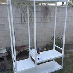 White closet wardrobe