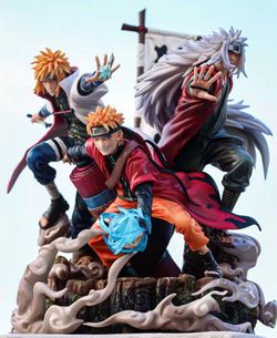 Naruto CW fetters Destiny Jiraiya Namikaze Minato Uzumaki Naruto anime big figures