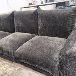 The Black Cloud 3 Seater Couch