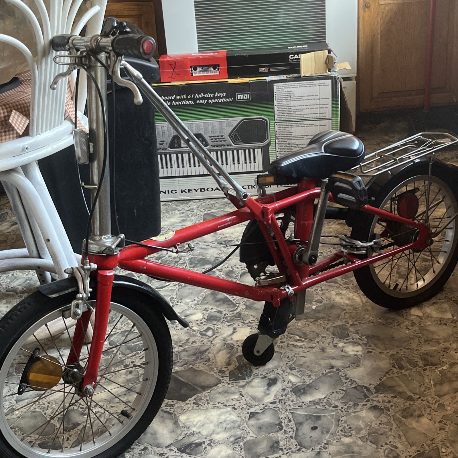 Hon Folded Bike Red Large Size