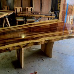 Custom Parota Dining Table 