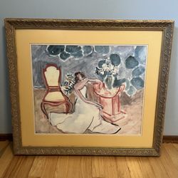 Matisse Matted Framed With Amazing Gold Frame 