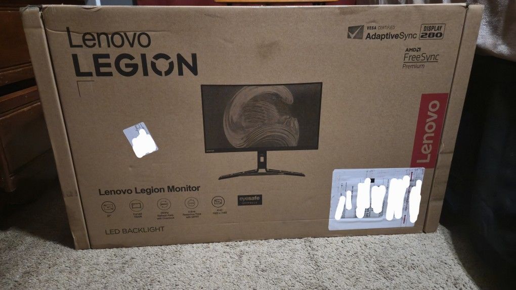 Lenovo Legion 27-inch VA Curved FHD 280Hz Gaming Monitor