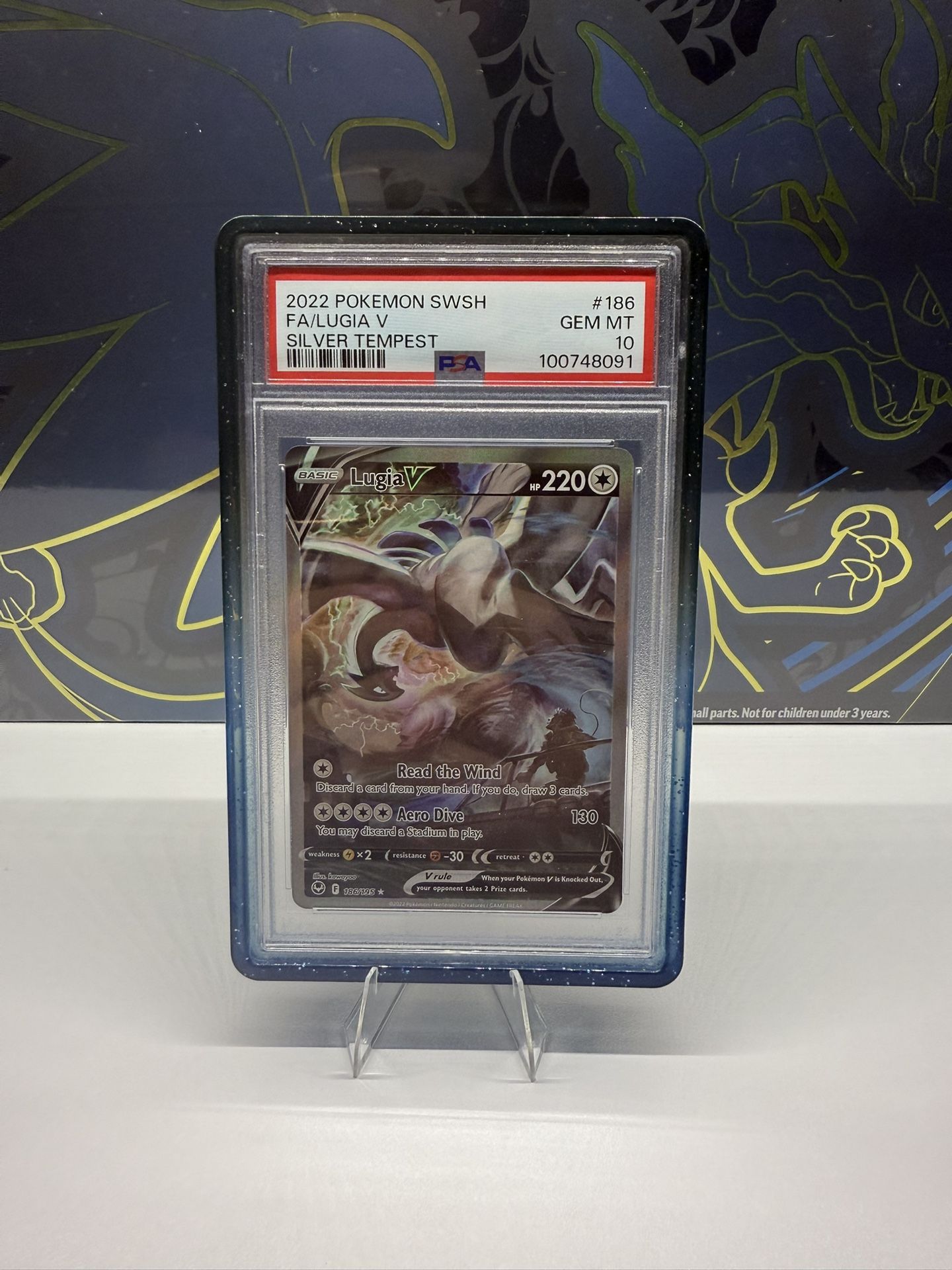 Lugia V Alternate Art Silver Tempest PSA 10