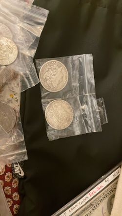 2 “1884” Morgan Silver Dollars 