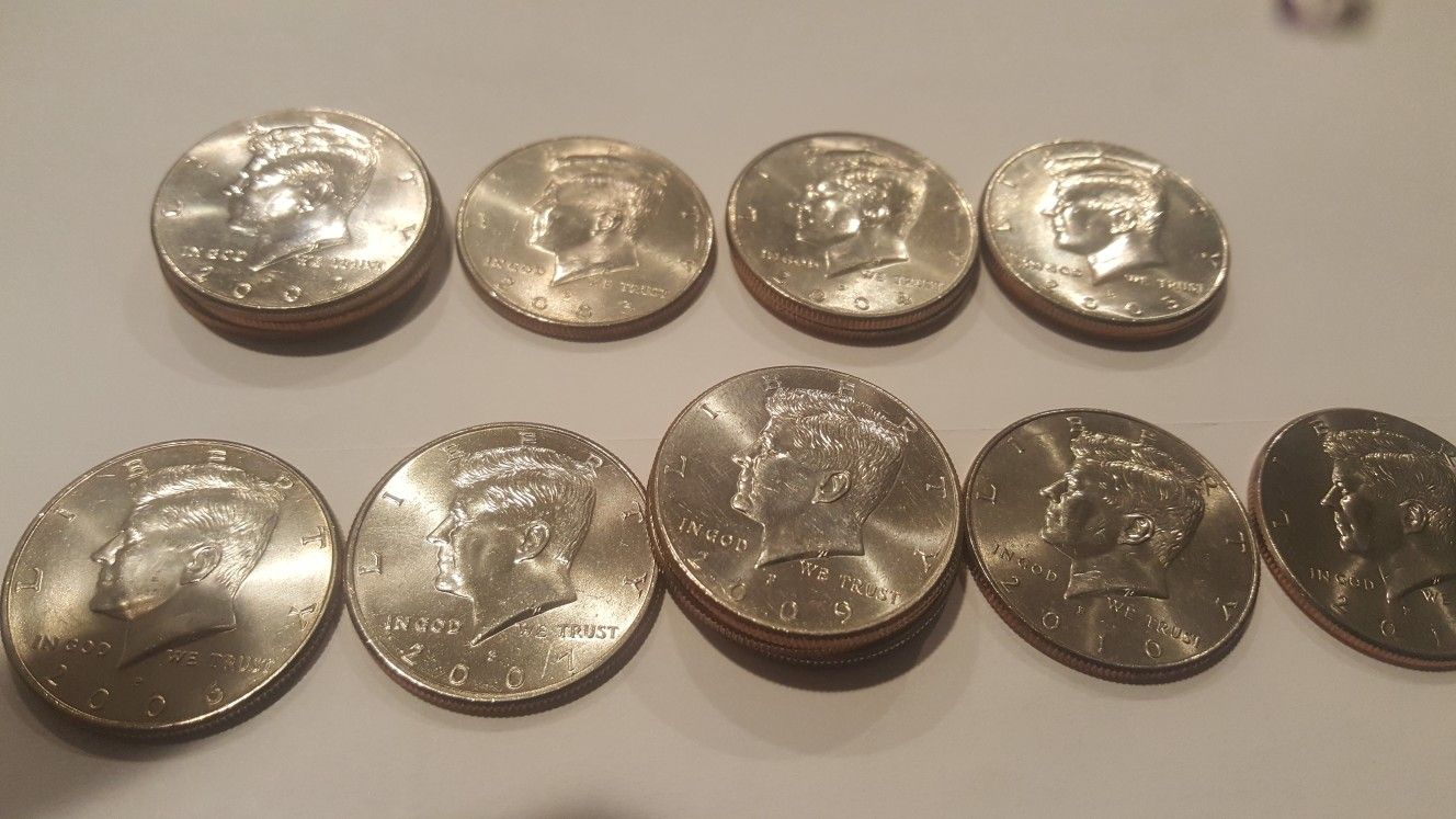 Kennedy Half dollars NIFC "not intended for circulation