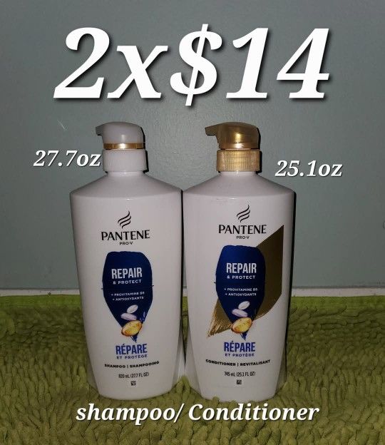 Shampoo And Conditioner Repair And Protect Pantene