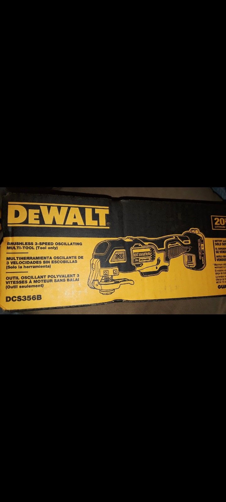 Dewalt Oscillating Cutting Multitool Xr