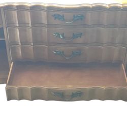 Mid-Century Provincial Buffet – Solid Wood