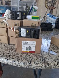 40 amps two pole gfi square d homeline breaker
