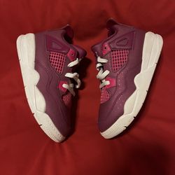 Girls Jordan Retro 4 ‘For The Love Of The Game’ (10c)