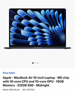 26’ MacBook 15 inch 1TB