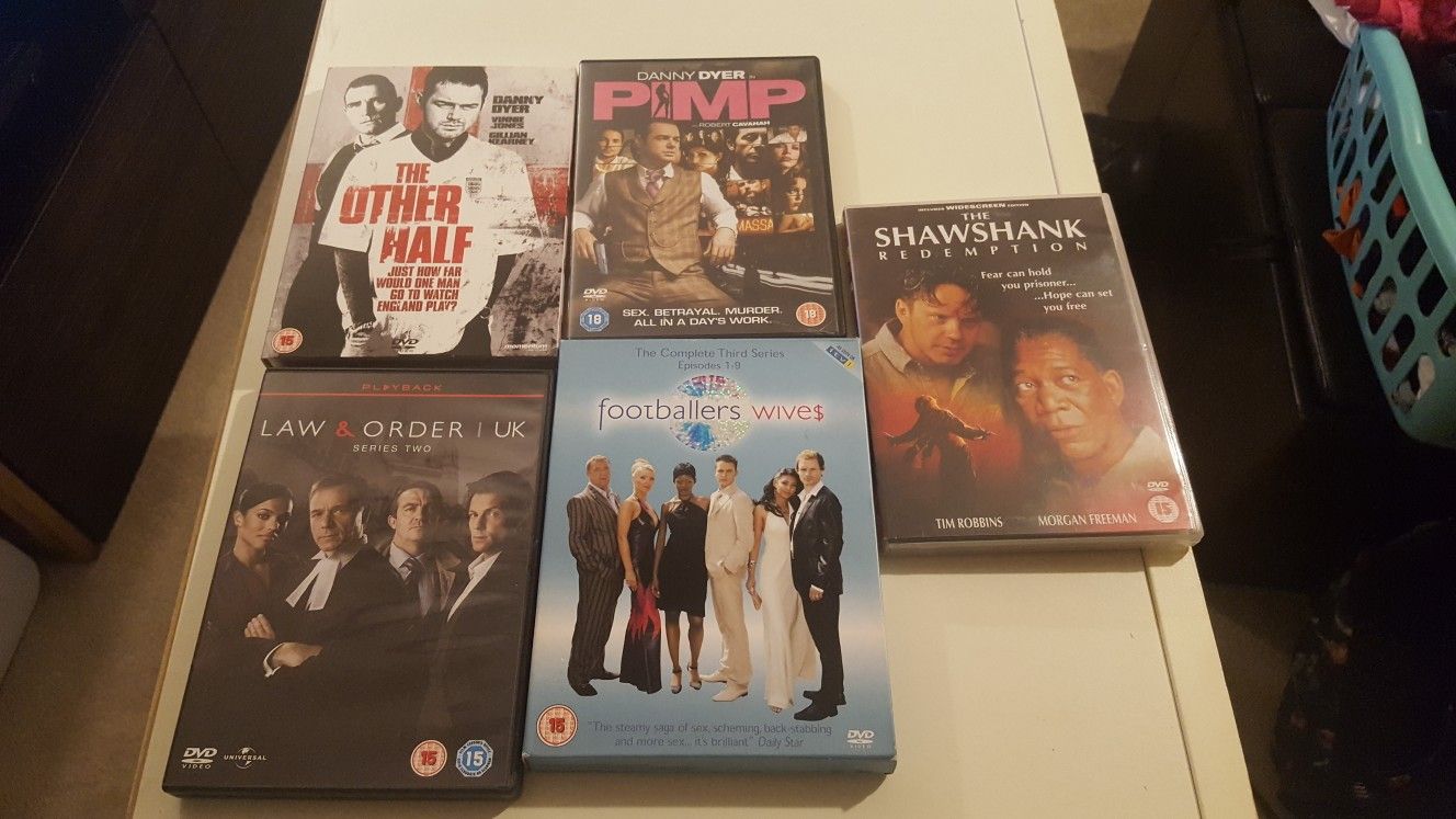 Uk dvd collection ...only plays on UK dvd players