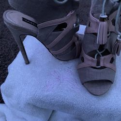 Beige And Pink Heels 