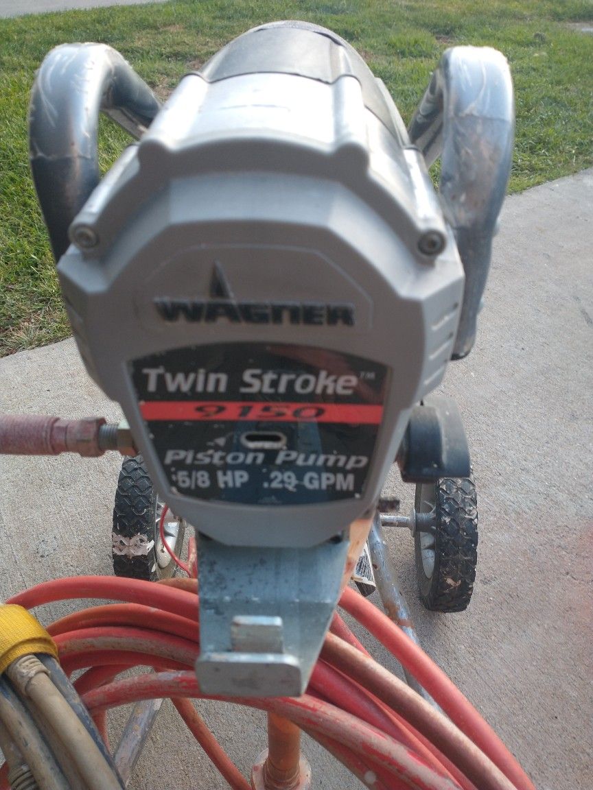 Wagner Twin Stroke 9150 Piston Pump 5/8 Hp