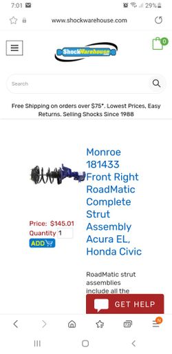 Honda Civic Monroe Strut