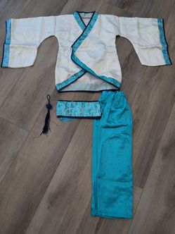 Mulan Halloween Costume (Hanfu) Size 10-12