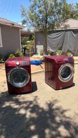 washer and gas dryer
