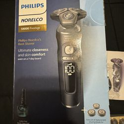 Philips Norelco S9000 Prestige Wet & Dry Electric Shaver - Dark Brushed Chrome