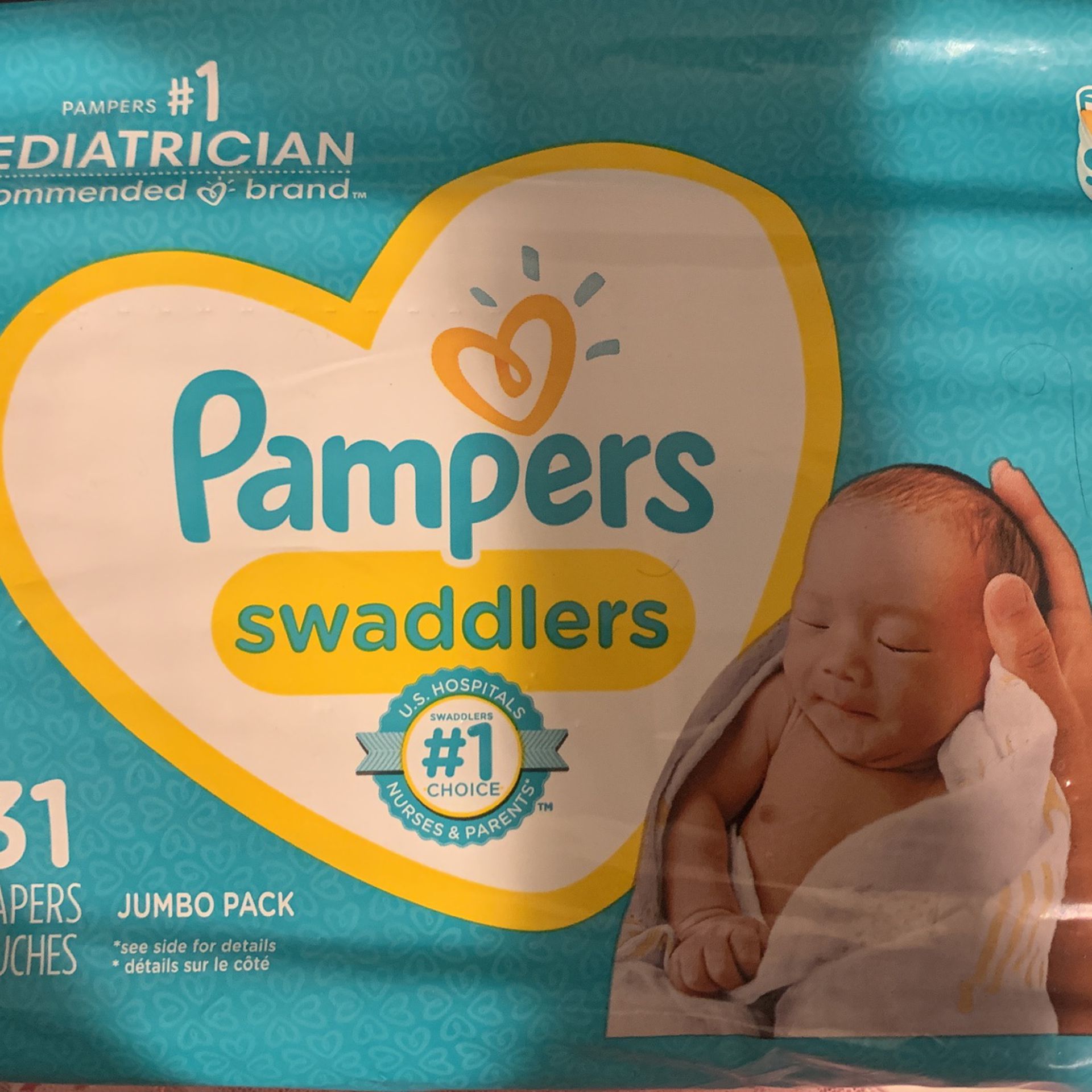 31 Pack Pampers Newborn