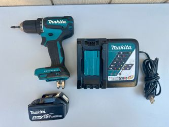 Makita 18V Brushless Drill Driver XFD13 W 18v 3.0 Ah Battery +  1 Charger Working