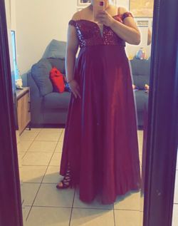 Plus Size Woman Evening Dress