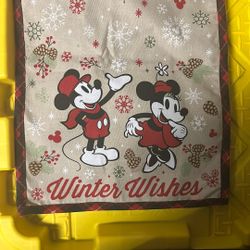 Mickey And Minnie Table Runner