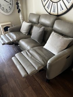 Electrical Leather Reclinable Sofa
