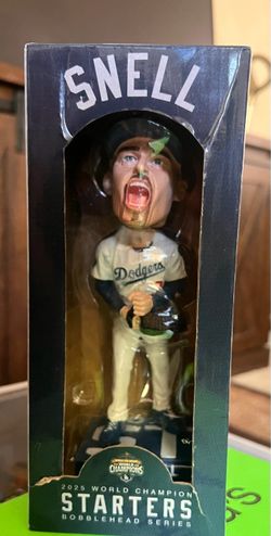 Blake Snell Dodgers 2025 World Champions Bobblehead