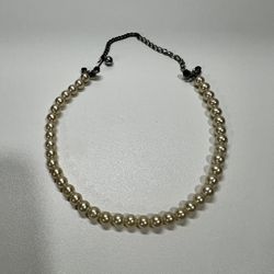 Vintage pearl vintage look choker necklace Rare choker