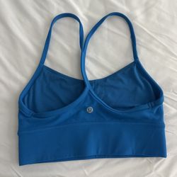 Blue lululemon align sports bra