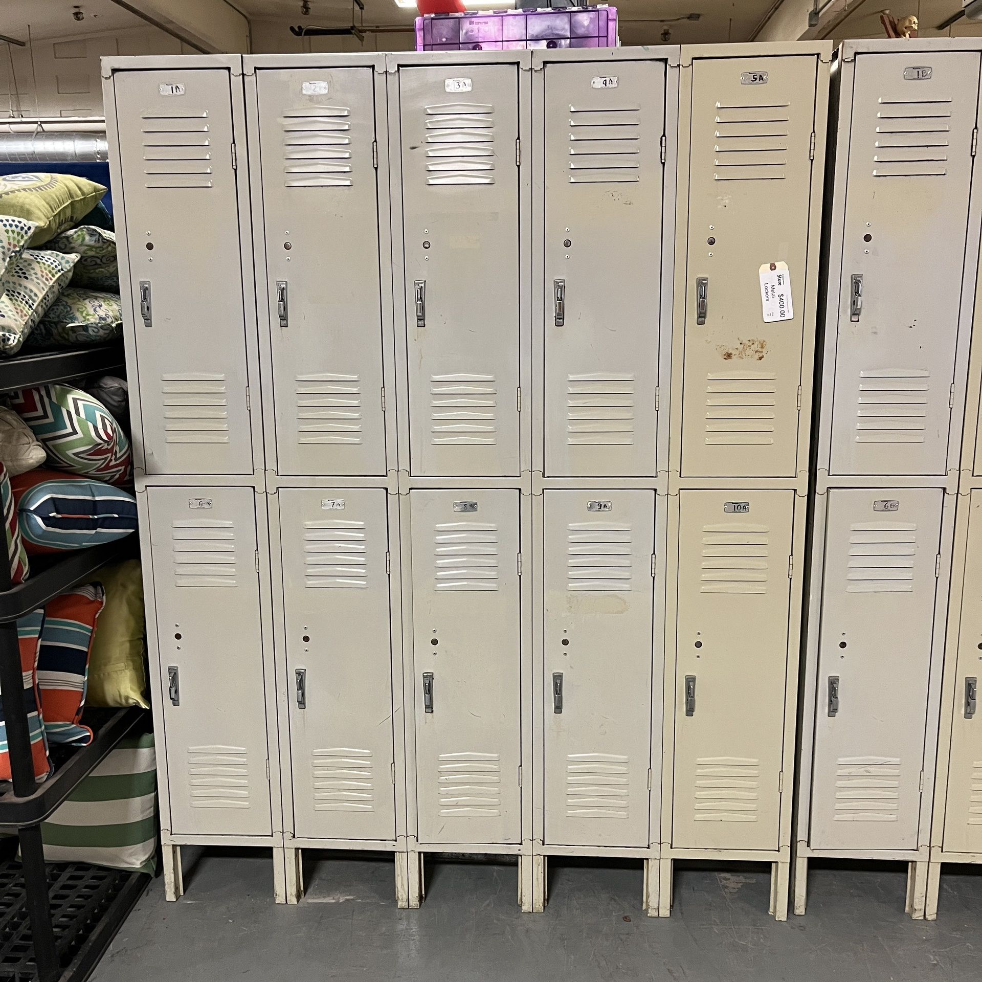 Metal Lockers 10 Shelves (In Store )