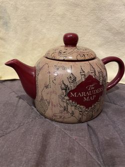 Harry Potter Marauders Map Ceramic Teapot