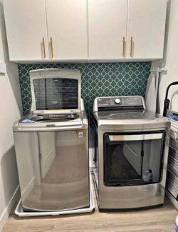 Washer and dryer