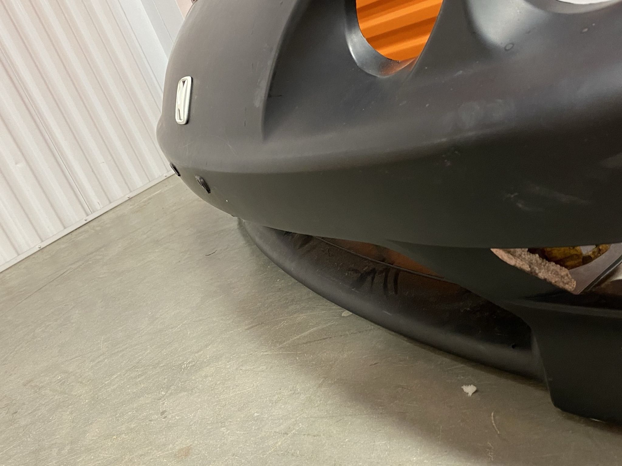 Matte Black Black 1999-2000 Front Bumper Conversion