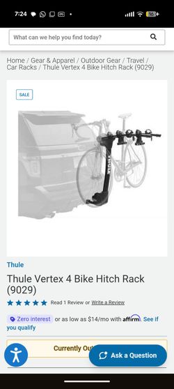 Thule Vertex 4 Bike Hitch Rack (9029)