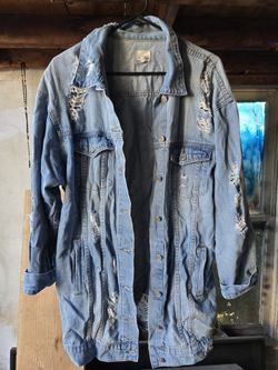 Woman's Denim Jacket (Long)