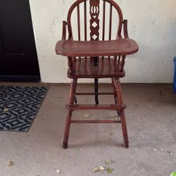 Solid Wood Baby High Seat 