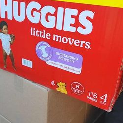 Huggies 4 $30 Each Box.