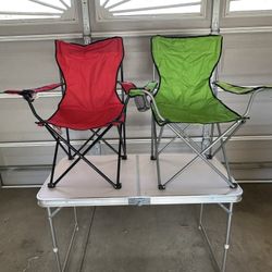Collapsible chairs