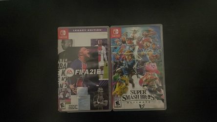 Nintendo Switch Game Bundle – FIFA 21 & Smash Bros Ultimate