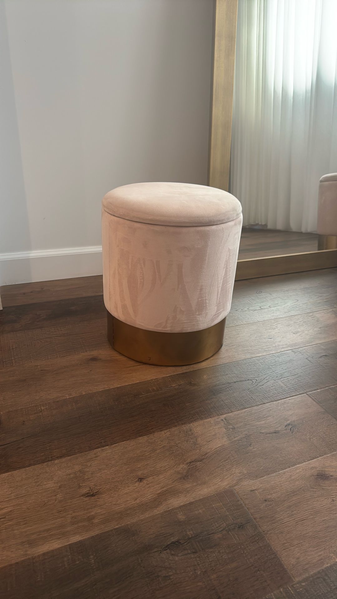 Ottoman Storage Circular Chair