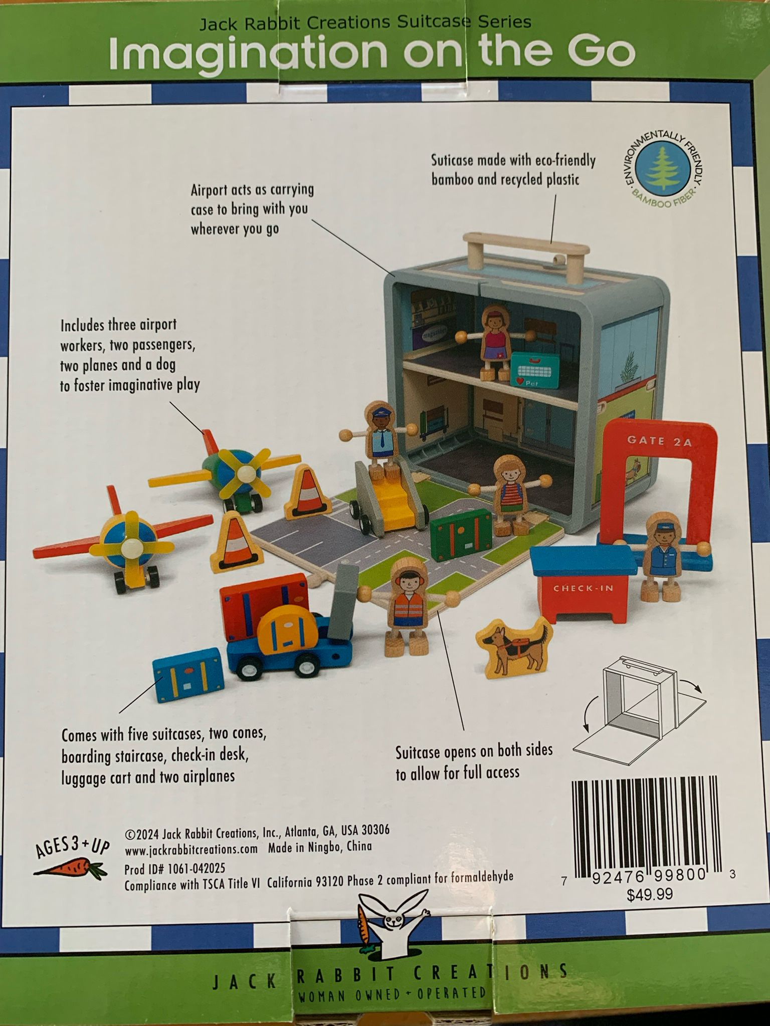 New Wooden Airport Take Along Toy!