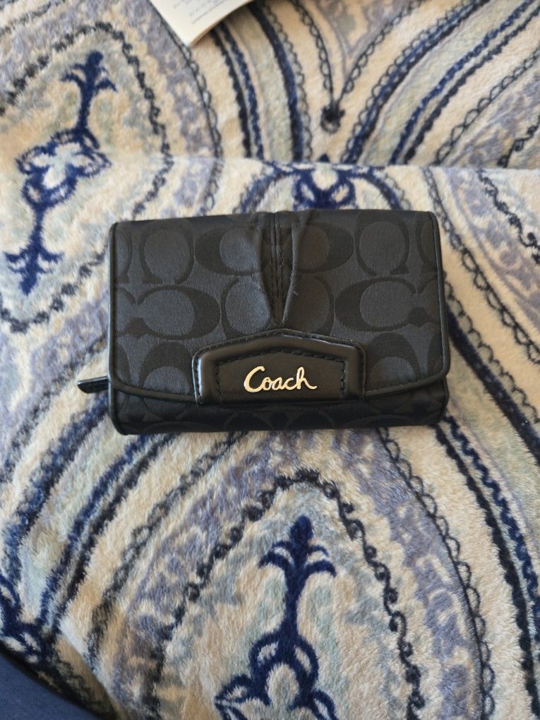 Coach Black Wallet